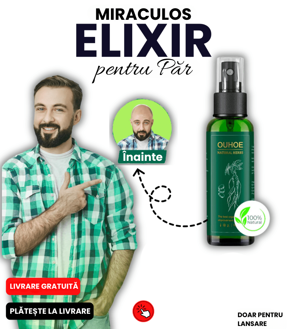 Elhoe Creștere pentru Păr -2x1: Creștere și Controlul Căderii – 100% Natural