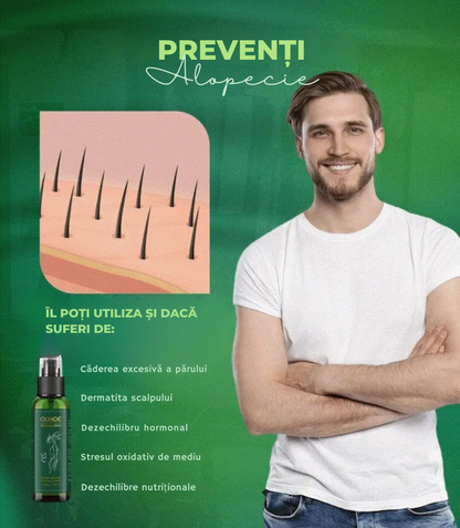 Elhoe Creștere pentru Păr -2x1: Creștere și Controlul Căderii – 100% Natural