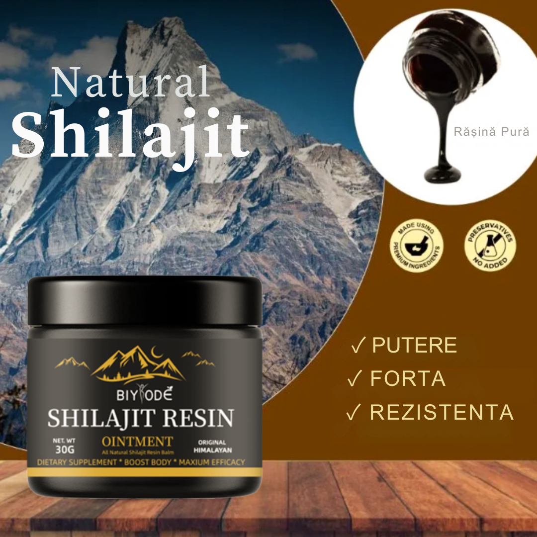 Shilajit 100% Pur 💎 | Sursa de Energie Vitală din Himalaya