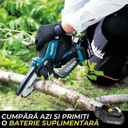 Mini motosapă electrică reîncărcabilă, două baterii + cadouri