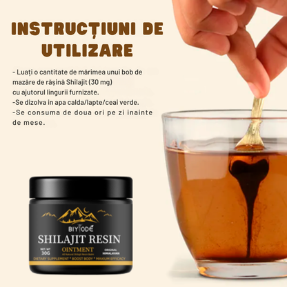 Shilajit 100% Pur 💎 | Sursa de Energie Vitală din Himalaya