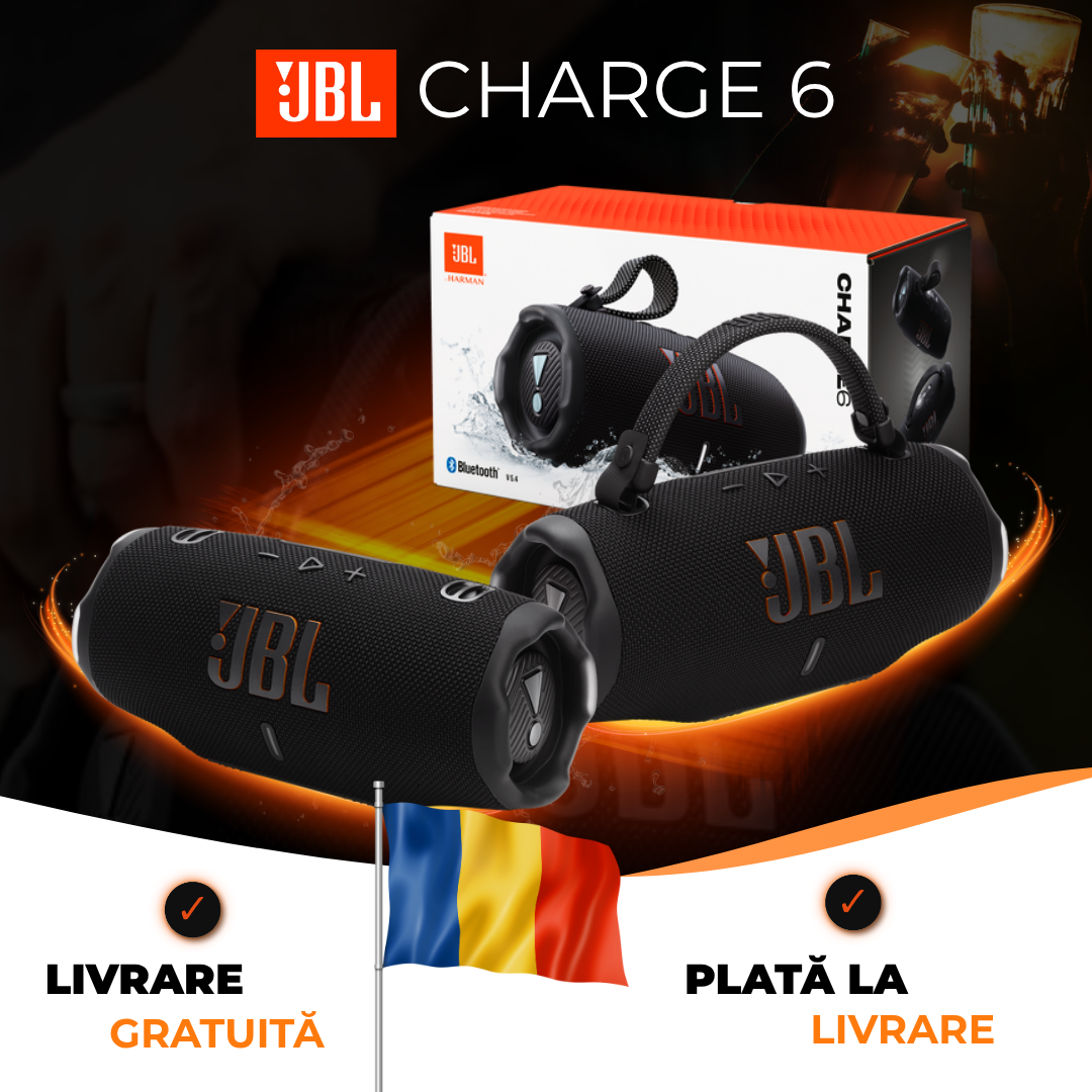 JBL Charge 6 negru – Difuzor portabil